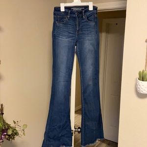 American eagle flare jeans size 4
